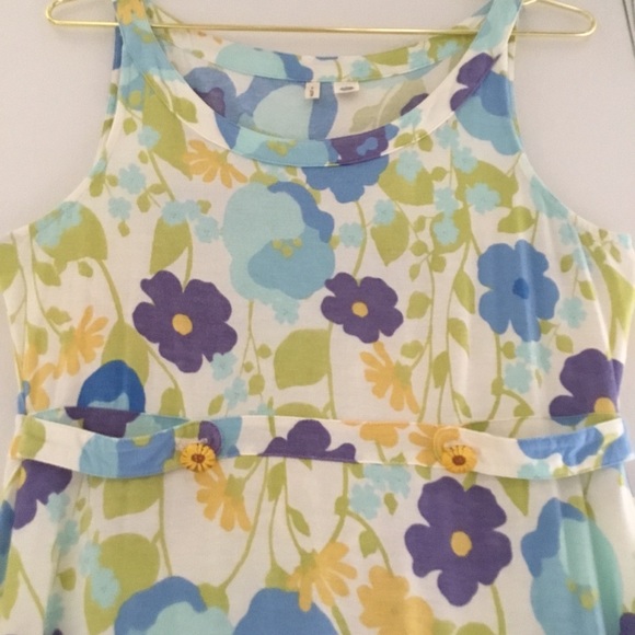 🌷Moth Anthropologie Sleeveless Floral Printed Top - Picture 3 of 7